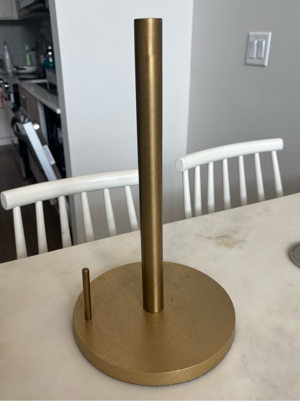 Threshold Gold Paper Towel Holder Gold - Picture 3 of 4